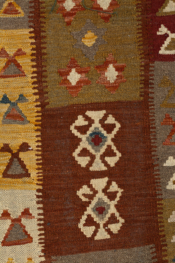 FERN Vintage Qashqai Kilim Runner 283x72cm