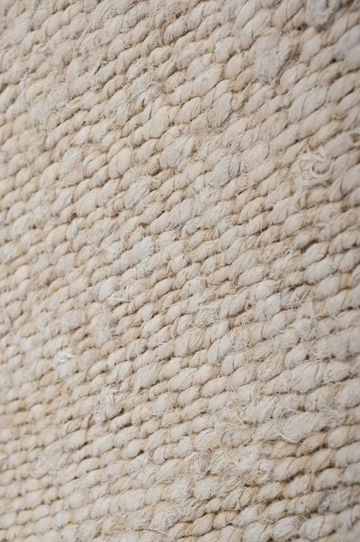 Jute Rug - White
