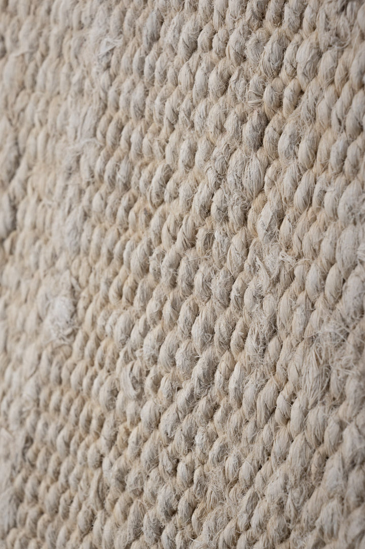 Jute Rug - White