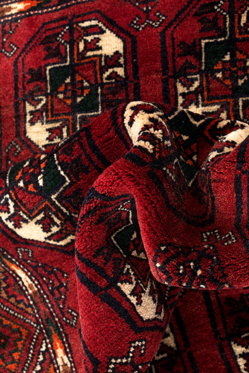 MABEL Persian Baluch Red Rug 236x112cm Close