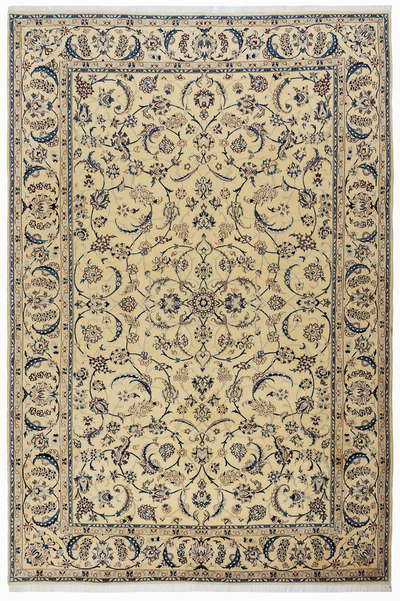 MALOU Persian Nain 9La Cream Rug 293x205cm Front