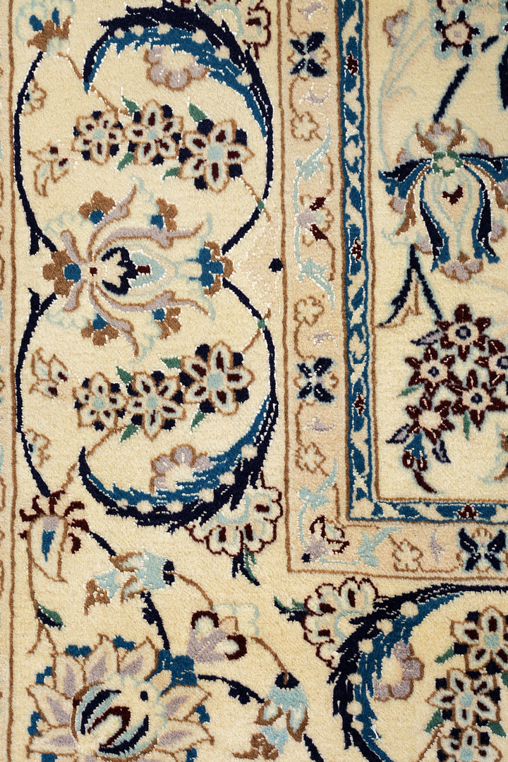 MALOU Persian Nain 9La Cream Rug 293x205cm Close