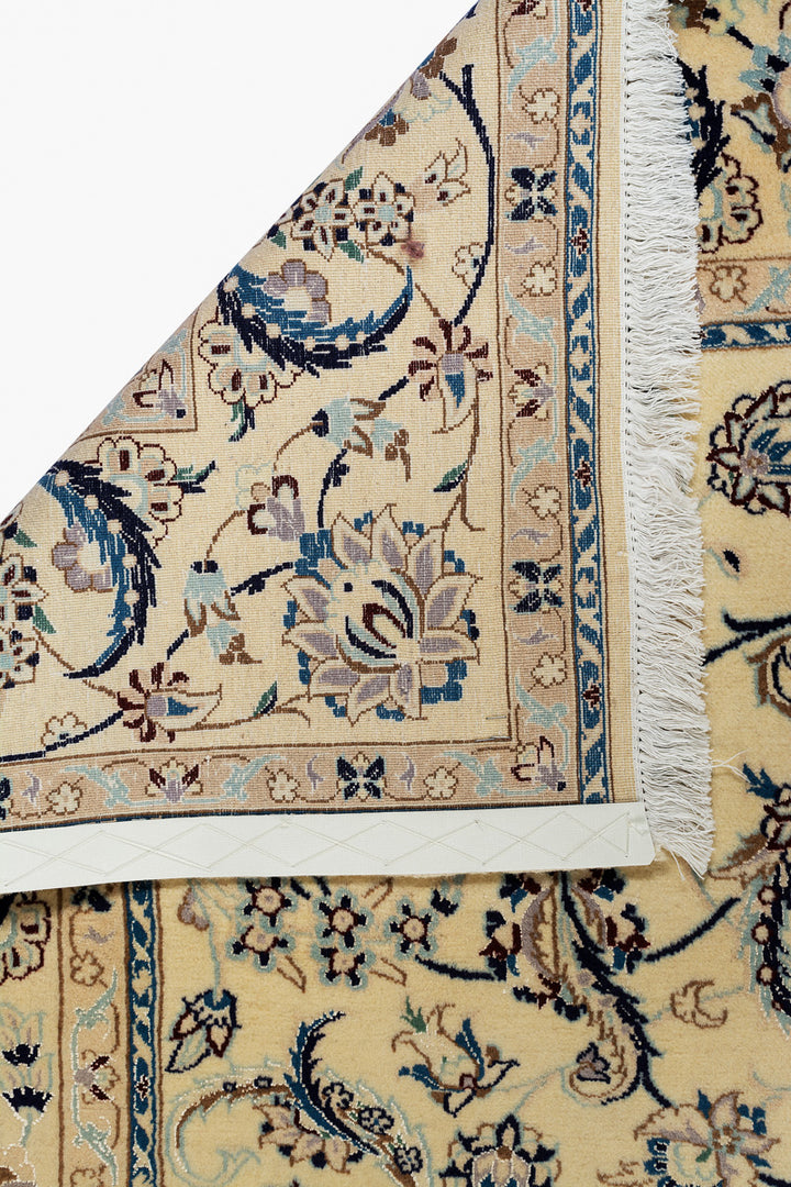 MALOU Persian Nain 9La Cream Rug 293x205cm Back