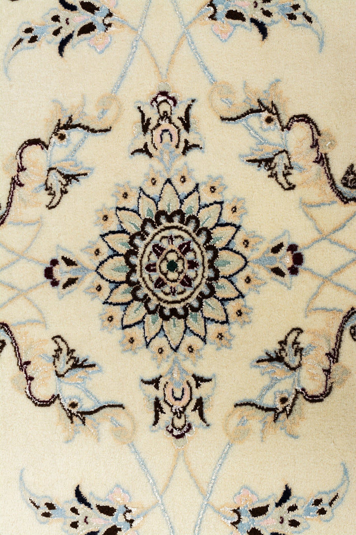 MARLIE Persian Nain 6La 356x256cm Cream Rug Close Up