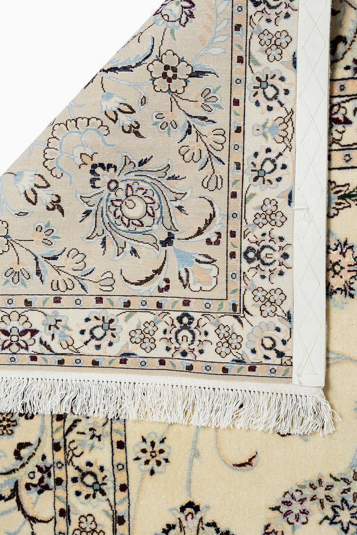 MARLIE Persian Nain 6La 356x256cm Cream Rug Back