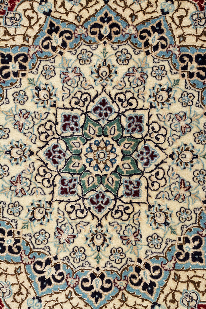 MIRACLE Persian Nain 6La 355x251cm Red and Cream Rug