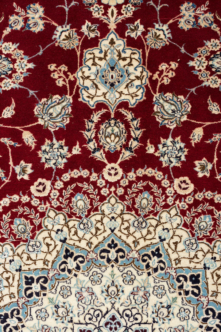 MIRACLE Persian Nain 6La 355x251cm Red and Cream Rug
