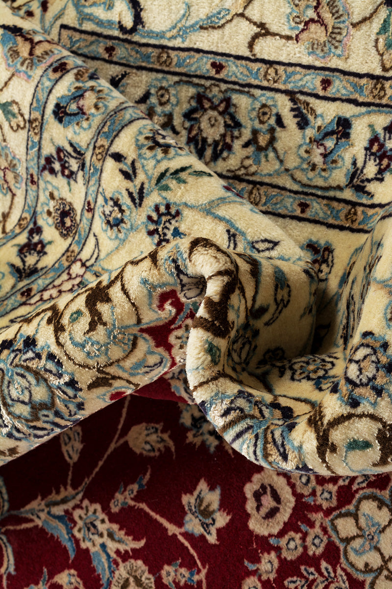 MIRACLE Persian Nain 6La 355x251cm Red and Cream Rug