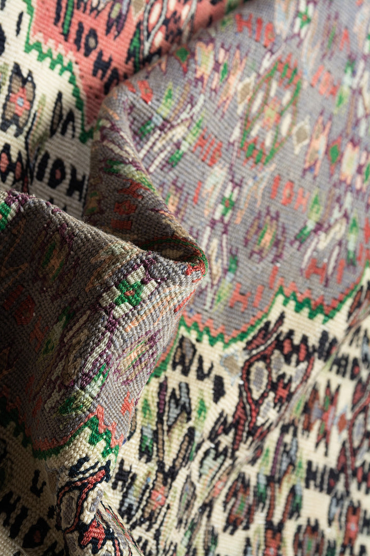 SINGAPORE Vintage Senneh Kilim 240x140cm