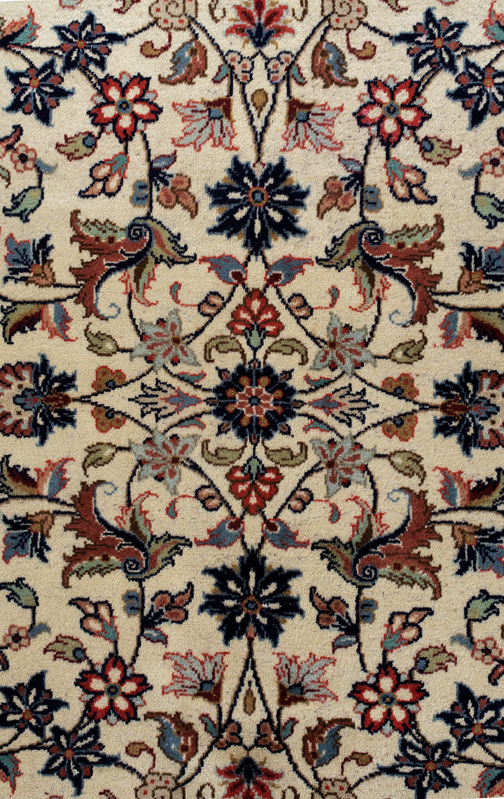 ZADIE Persian Kashan 243x188cm Cream Rug
