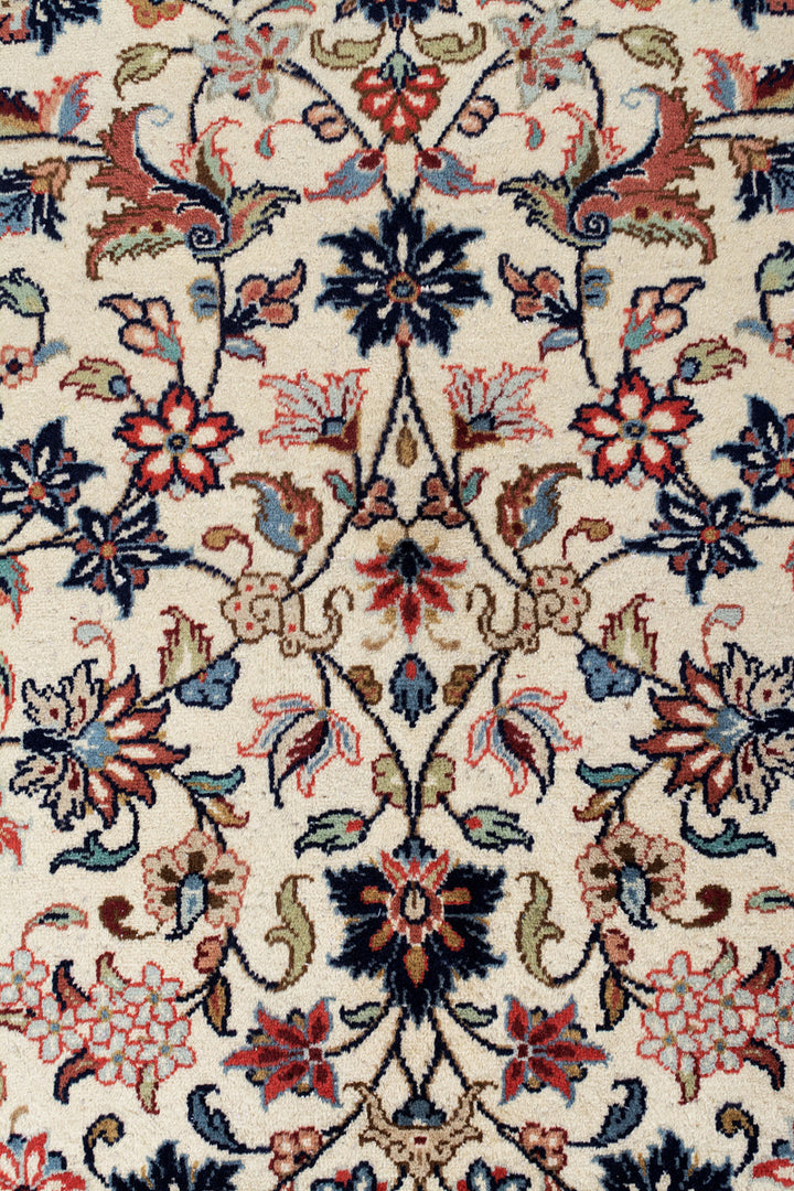 ZADIE Persian Kashan 243x188cm Cream Rug