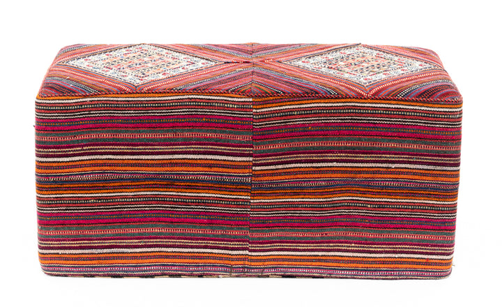 AADAKO Vintage Ottoman 100x50x46cm