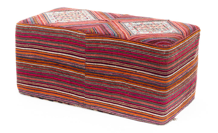 AADAKO Vintage Ottoman 100x50x46cm