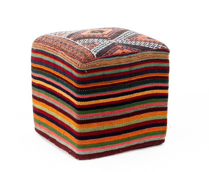 KIAN Vintage Ottoman 50x48x46cm