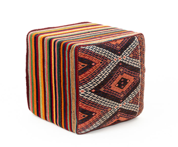 KIAN Vintage Ottoman 50x48x46cm