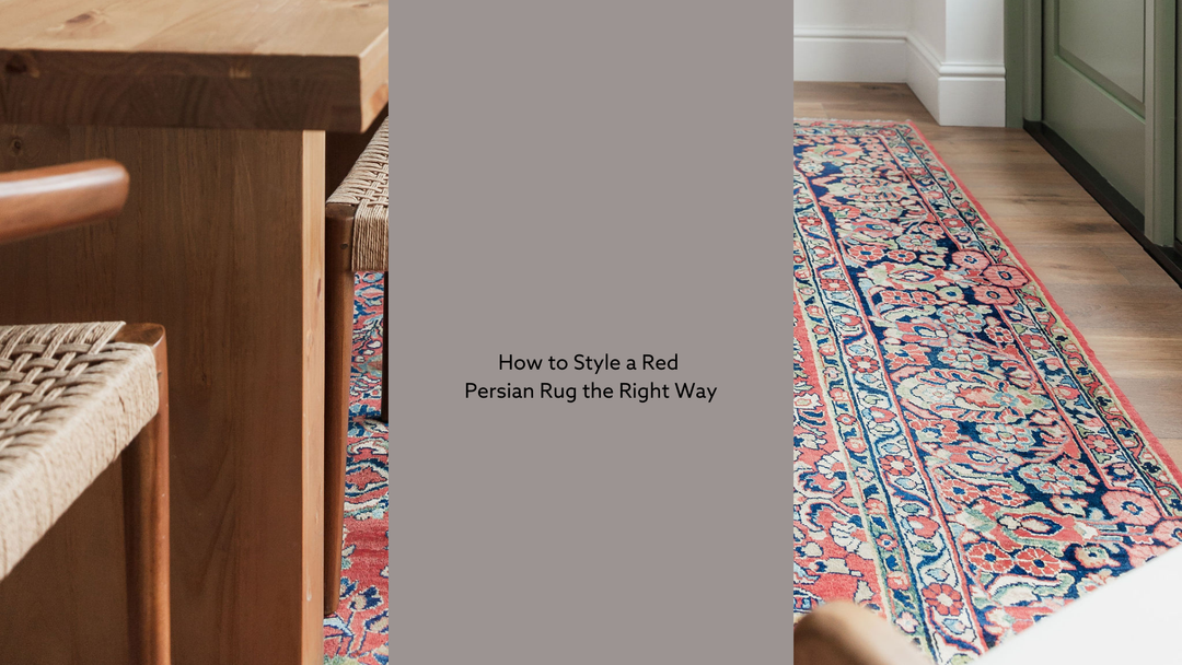 How to Style a Red Persian Rug the Right Way