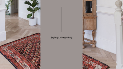 Styling a Vintage Rug
