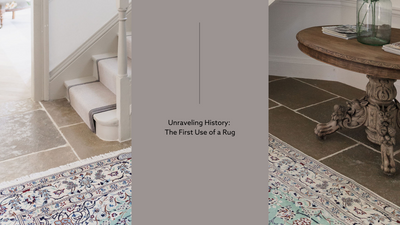 Unraveling History: The First Use of a Rug