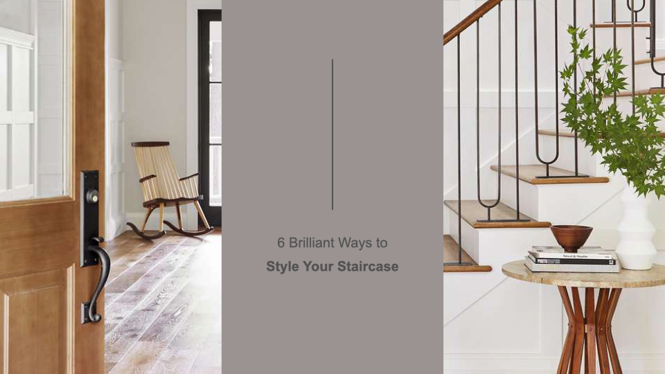 6 Brilliant Ways to Style Your Staircase