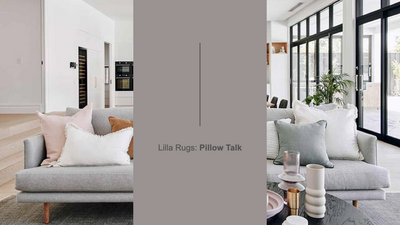 Lilla Rugs: Pillow Talk