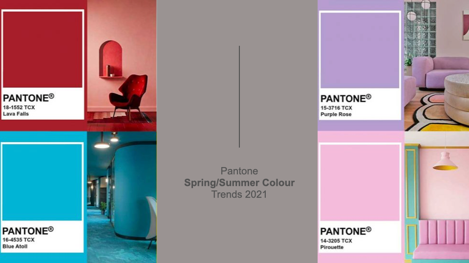 Pantone Spring/Summer Colour Trends 2021
