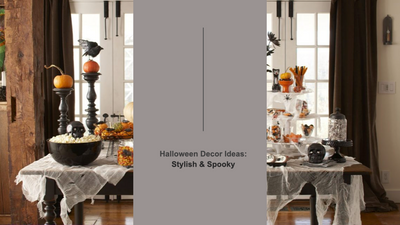 Halloween Decor Ideas: Stylish & Spooky