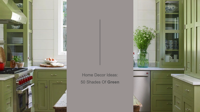Home Decor Ideas: 50 Shades Of Green