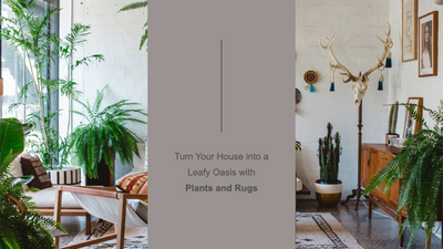 Turn Your House into a Leafy Oasis with Plants and Rugs