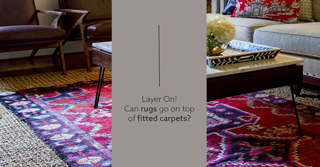 Layer on! 3 ways to make rug on carpet look good