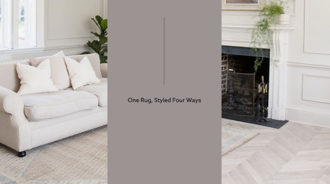 One Rug, Styled Four Ways