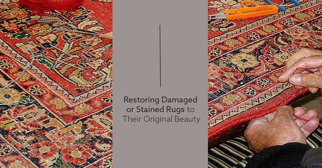 Restoring Damaged or Stained Rugs to Their Original Beauty
