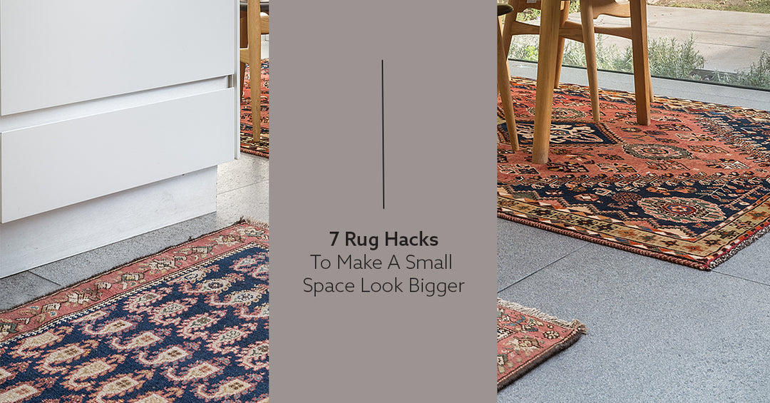 7 Rug Hacks To Make A Small Space Look Bigger