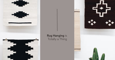 Rug Hanging Is Totally A Thing