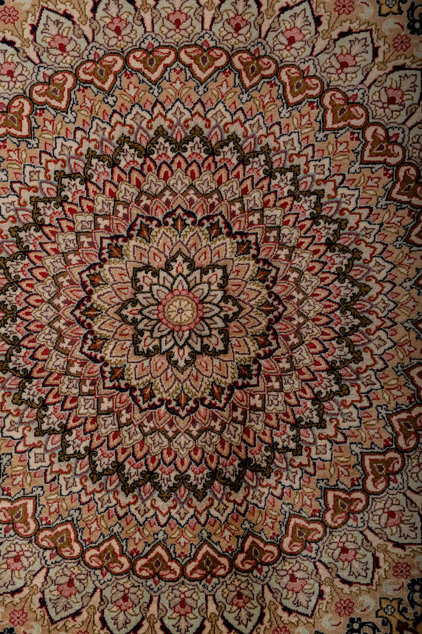 CADEN Signed Persian Qum Silk 350x250cm