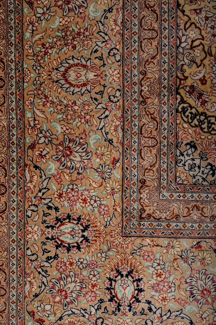 CADEN Signed Persian Qum Silk 350x250cm