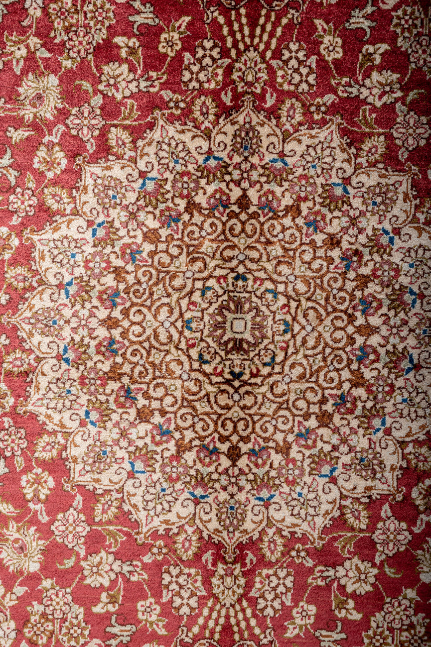 KEN Signed Persian Qum Silk 151x100cm