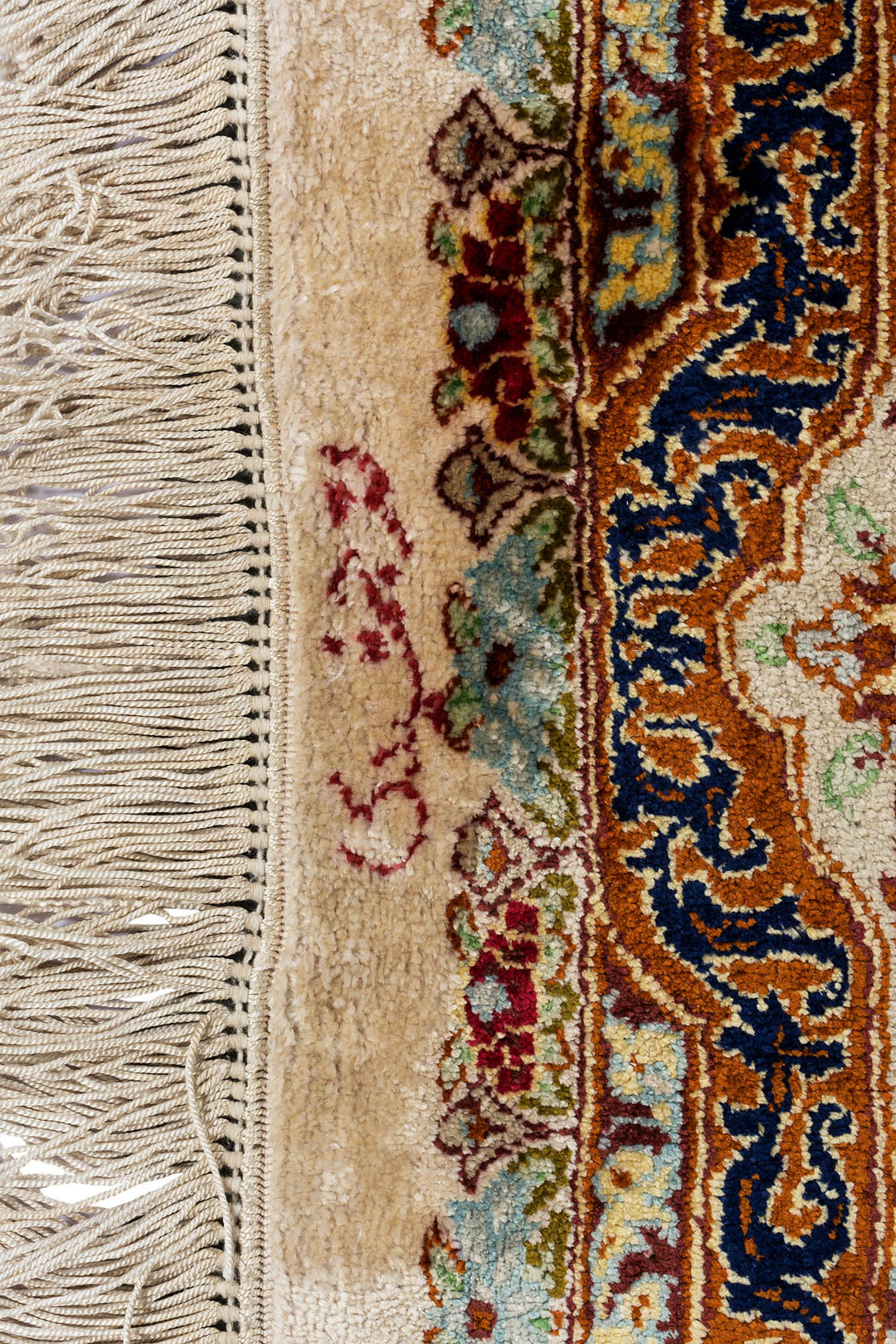 MACHA Signed Qum Silk 198X128cm