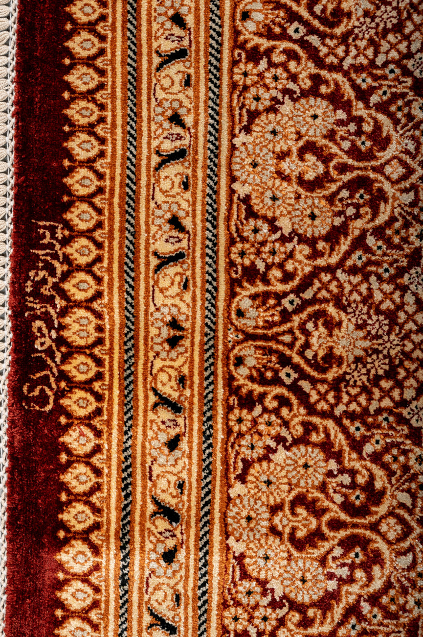 TROY Signed Persian Qum Silk 197x130cm
