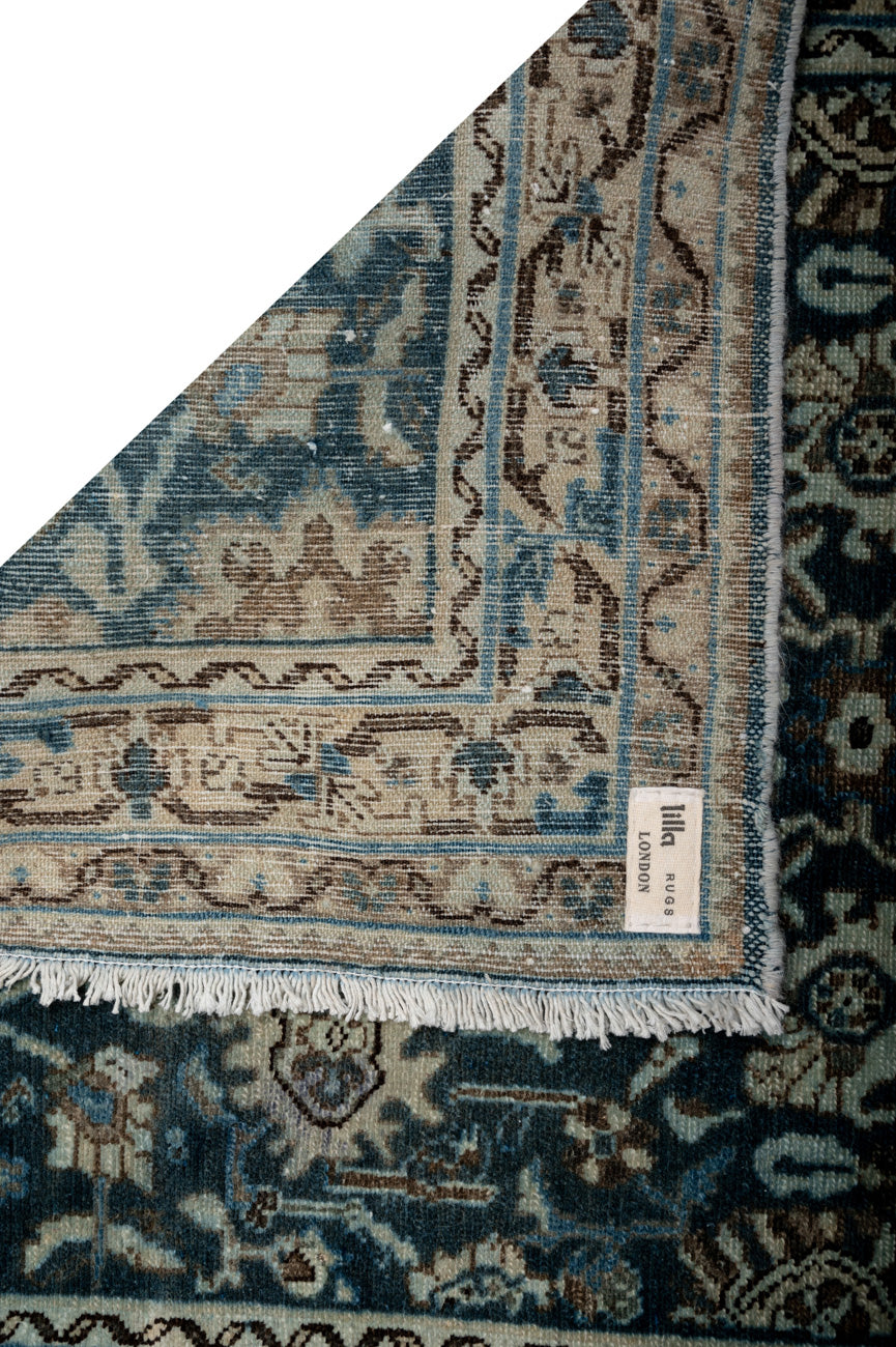 BANSI 1 Vintage Distressed Persian Sarouk 415x105cm