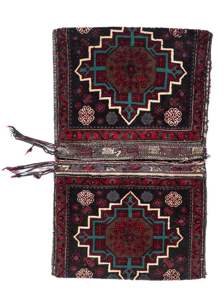 OAFE Vintage Persian Khorjin Saddlebag 134x84cm