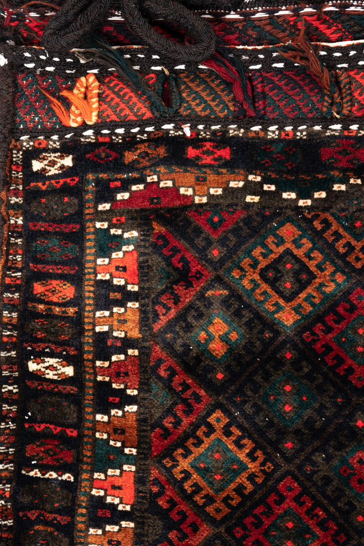 WANTO Vintage Persian Khorjin Saddlebag 177x105cm