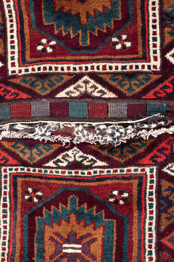 MAXI Vintage Persian Khorjin Saddlebag 133x68cm