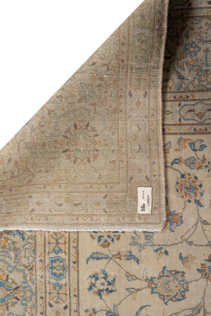CEDRIC Vintage Distressed  Persian Kashan 353x275cm