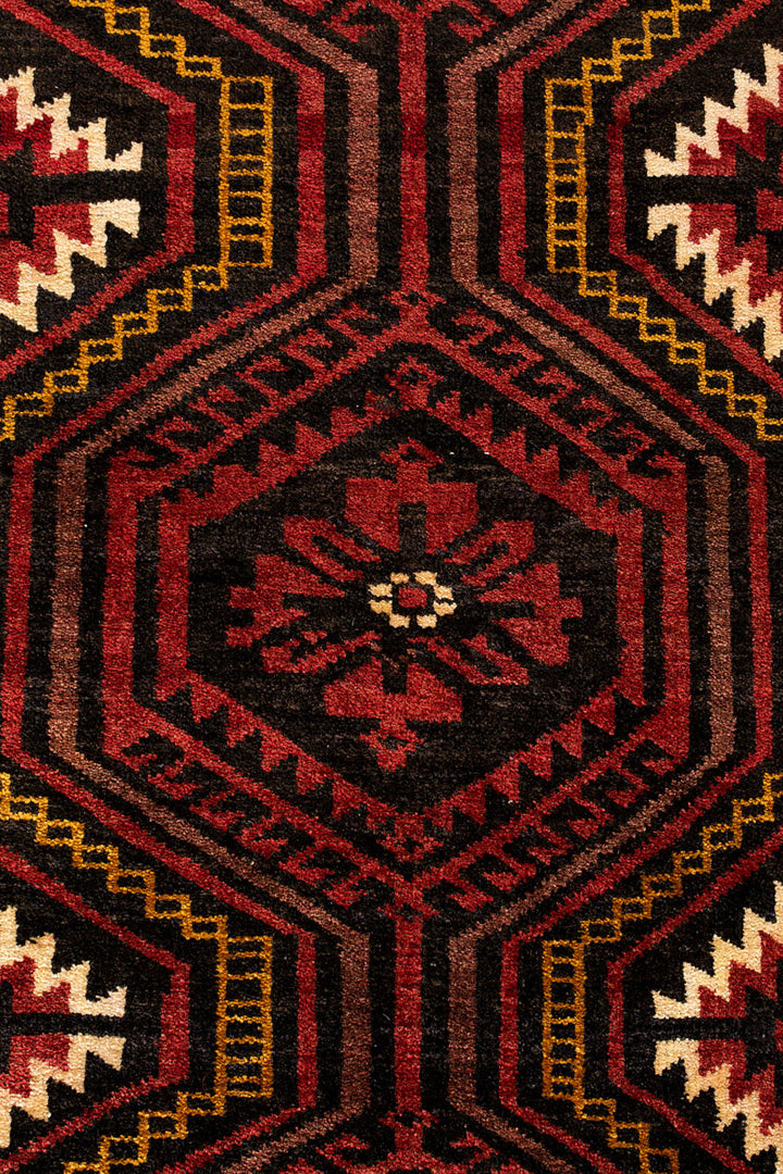 THYME Persian Baluch 255x119cm Red Rug