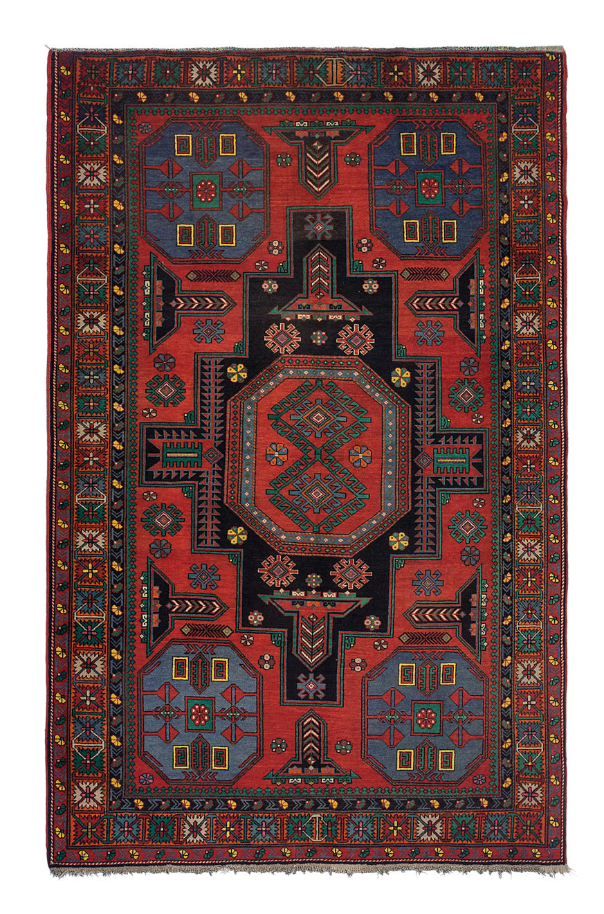 MISSOURI Vintage Caucasian Kazak 226x145cm