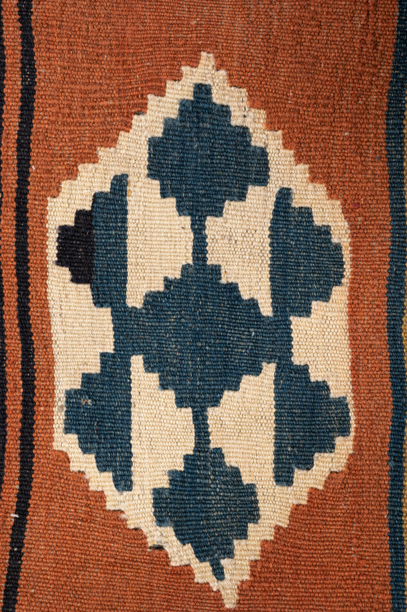 BORA Vintage persischer Qashqai Kelim 289x222cm