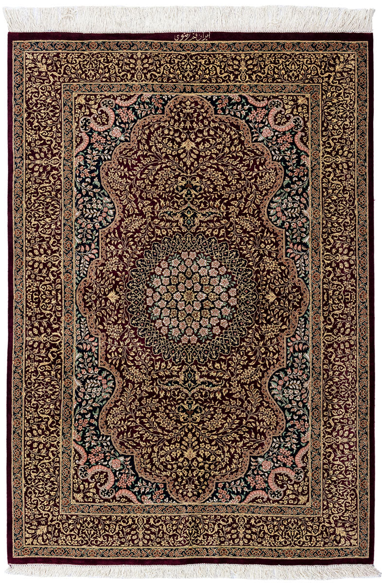 DAHLIA Persian Qum Silk 144x97cm