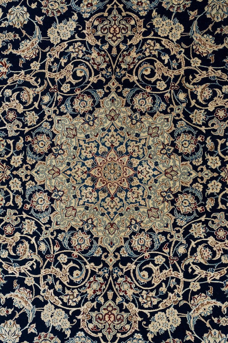JETAIME Signed Persian Vintage Nain Tudeshk 264x172cm