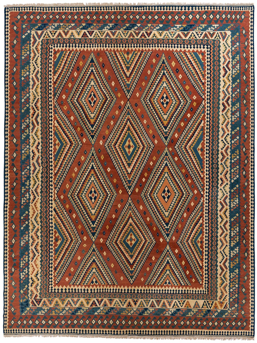 KITTY Vintage Persian Qashqai Kilim 480x405cm
