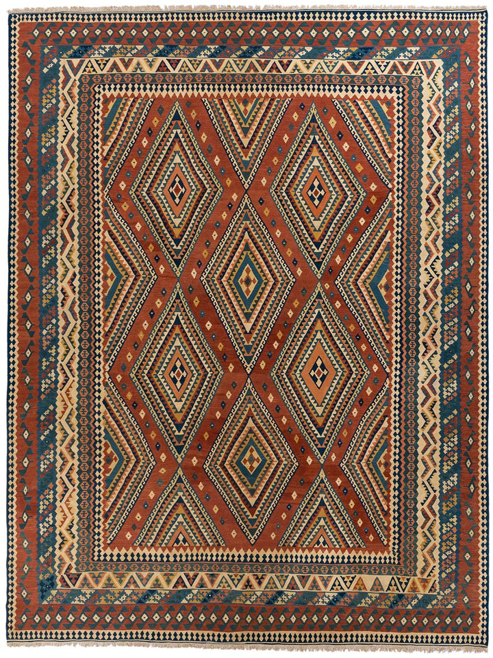 KITTY Vintage persischen Qashqai Kelim 480x405cm